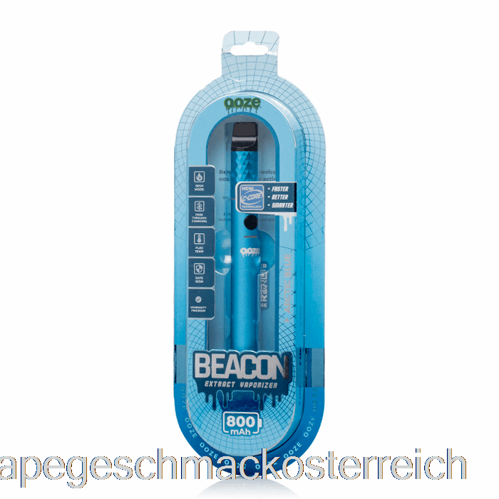 Ooze Beacon Extract Vaporizer Arctic Blue Vape Geschmack